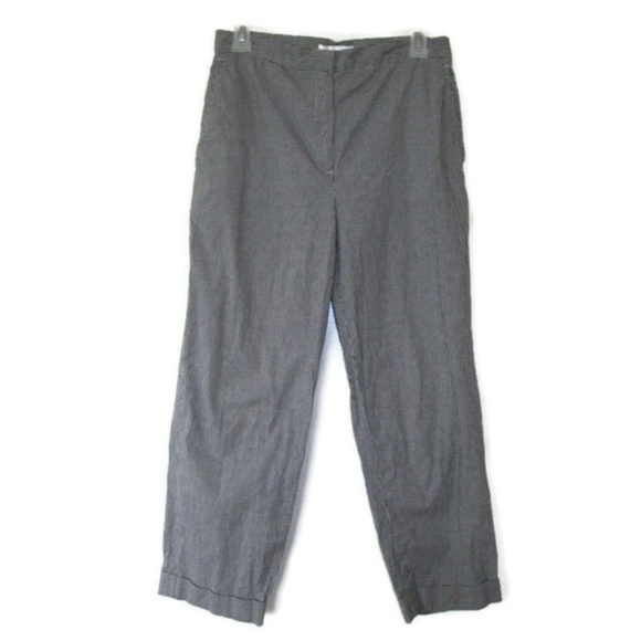 jones new york gingham capri pants size 8 medium - Picture 4 of 5